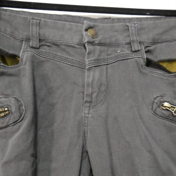 BLANK NYC | size 29 | Grey Cargo Style Slim Fit Pants | Long Zip Leg Bottoms - Picture 4 of 16